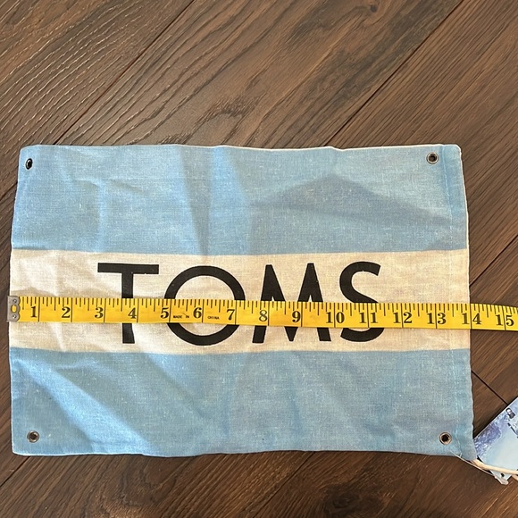 NWT TOMS shoes flag / storage bag - Picture 9 of 10